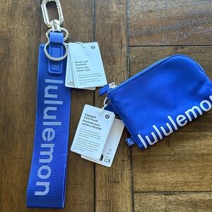 Bundle Lululemon Never Lost Keychain and Clippable Card Pouch - Riverside